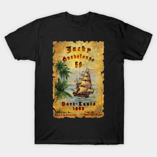 Old Rhum label Vintage Custom your name birthday T-Shirt